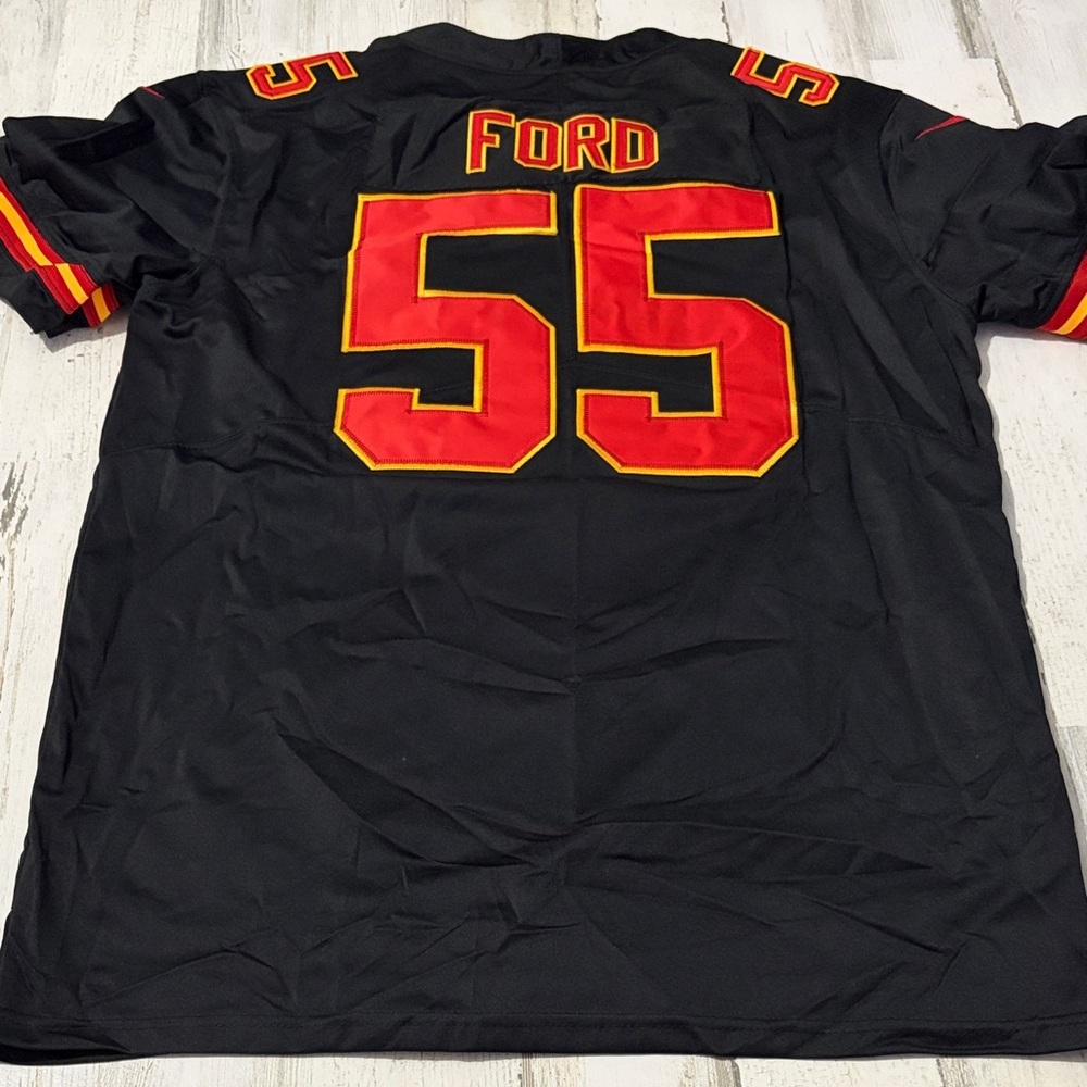 Nike Dee Ford Kansas City Chiefs Jersey Size Large - Picture 7 of 11